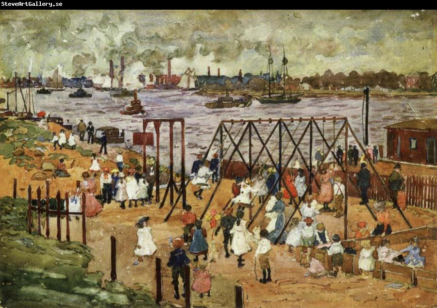 Maurice Prendergast The East River